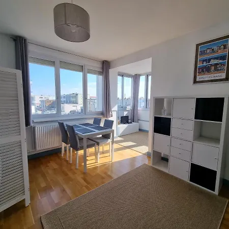 Malouin - Sur La Digue De Les Bains Avec Vue Sur Apartment