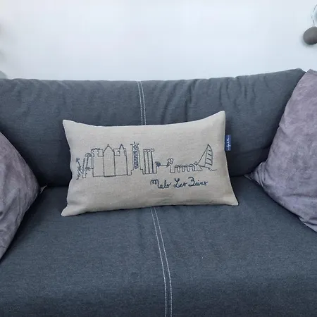 Malouin - Sur La Digue De Les Bains Avec Vue Sur Апартаменты Мало-ле-Бен